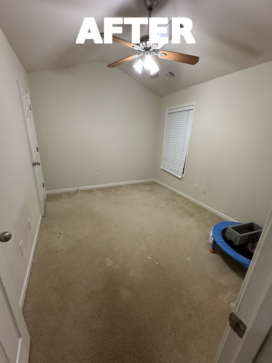 After - completely empty clean room